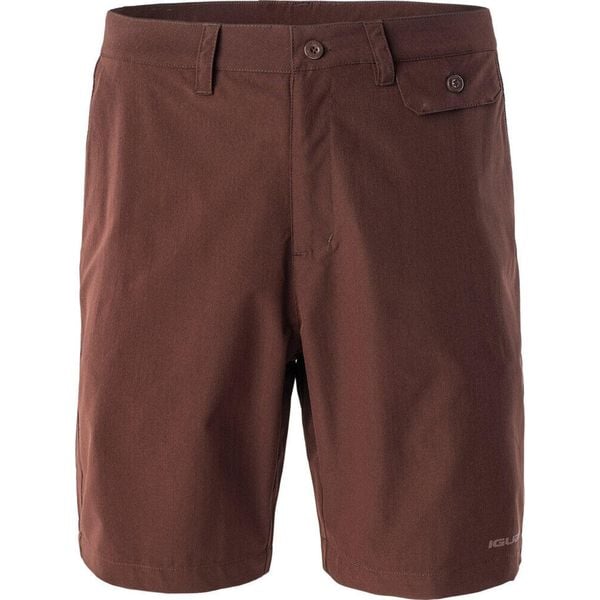 Szorty Iguana Vikkin. Brązowe krótkie spodenki sportowe IGUANA, m, bez wzorów, sportowe. W wyprzedaży za 132.25 zł.
