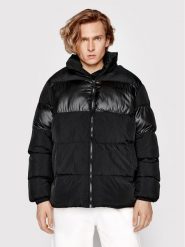 Sprandi Kurtka puchowa SP22-KUM533 Czarny Regular Fit. Czarne kurtki Sprandi, l, bez wzorów, z puchu, bez kaptura. Za 279.99 zł.