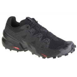 Męskie Buty Treningowe Speedcross 6. Czarne buty turystyczne Salomon, bez wzorów, z materiału, bez zapięcia, trekkingowe. Za 859.99 zł.