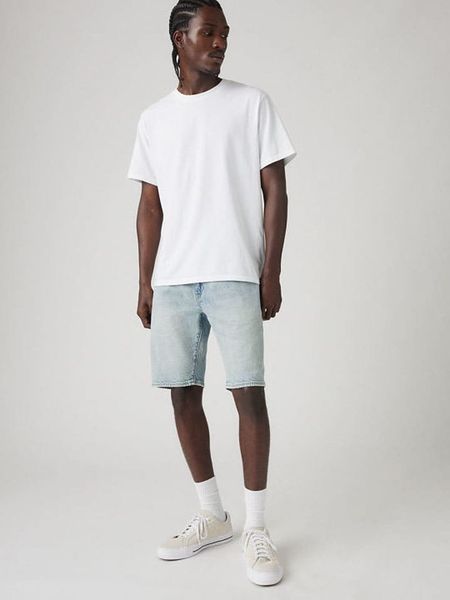 Levi's Szorty dżinsowe "405" w kolorze błękitnym rozmiar: W29. Niebieskie szorty Levi's®, s, z aplikacjami, z bawełny, klasyczne. Za 153.45 zł.