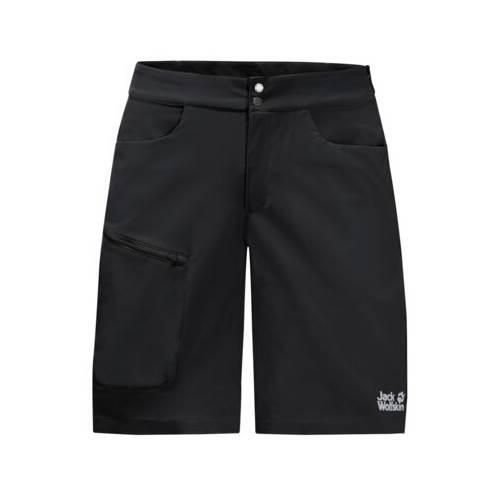 Spodnie trekkingowe męskie Jack Wolfskin 15072316000. Czarne szorty Jack Wolfskin, m, bez wzorów, sportowe. Za 374.00 zł.