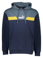 Puma Bluza "Power" w kolorze granatowym rozmiar: XL. Niebieskie bluzy Puma, xl, bez wzorów, z kapturem. Za 118.84 zł.