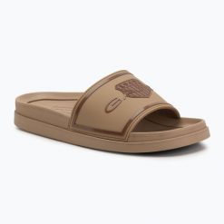 Klapki męskie GANT Pierbay. Brązowe klapki GANT, z syntetyku. Za 159.99 zł.