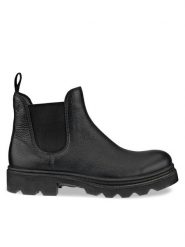 ECCO Sztyblety Grainer M 21475401001 Czarny. Czarne botki sznurowane ecco, bez wzorów, ze skóry, bez obcasa, bez zapięcia. Za 869.99 zł.