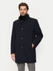 Pierre Cardin Płaszcz przejściowy C4 82600/6101/6315 Granatowy Regular Fit. Niebieskie płaszcze Pierre Cardin, m, bez wzorów, z syntetyku, bez kaptura. Za 649.99 zł.