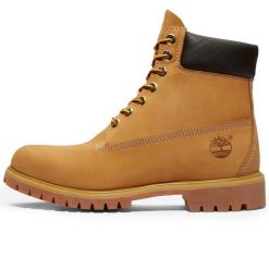 Buty Timberland Model Premium 6. Brązowe buty turystyczne Timberland, bez wzorów, z materiału, bez zapięcia, trekkingowe, primaloft. Za 1,059.99 zł.