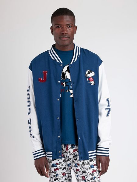 Peanuts Bluza w kolorze niebiesko-białym rozmiar: S. Niebieskie bluzy Peanuts, s, bez wzorów, z bawełny, bez kaptura. Za 99.80 zł.