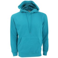 Męska Gładka Bluza Sportowa Przez Głowę Kaptur. Białe bluzy z kapturem SG, l, bez wzorów, z bawełny, z kapturem. Za 114.99 zł.