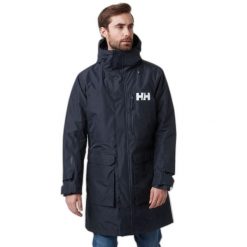 Wodoodporna kurtka Helly Hansen Rigging. Niebieskie kurtki Helly Hansen, m, bez wzorów, bez kaptura. Za 1,418.50 zł.