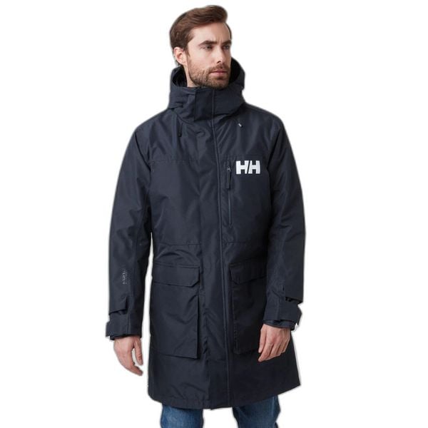 Wodoodporna kurtka Helly Hansen Rigging. Niebieskie kurtki Helly Hansen, m, bez wzorów, bez kaptura. Za 1,418.50 zł.