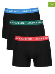 Jack & Jones Bokserki (3 pary) w kolorze czarnym rozmiar: L. Czarne bokserki Jack & Jones, l, bez wzorów. Za 61.89 zł.