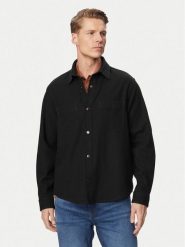 HUGO Koszula Erato 50561706 Czarny Regular Fit. Czarne koszule Hugo, l, bez wzorów, z bawełny, bez kołnierzyka, bez ramiączek. Za 599.99 zł.