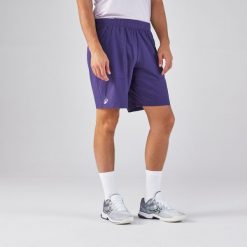 Spodenki tenisowe męskie Artengo Dry oddychające. Brązowe krótkie spodenki sportowe KUIKMA, l, bez wzorów, z materiału. Za 69.99 zł.