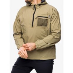 Kurtka przeciwwiatrowa męska Royal Robbins Merced Anorak. Zielone kurtki ROYAL ROBBINS, m, bez wzorów, z softshellu, bez kaptura. Za 471.99 zł.