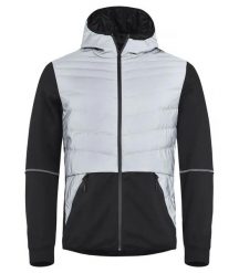 Clique Utah Jacket - Lekko ocieplana kurtka z elementami odblaskowymi. Szare kurtki CLIQUE, l, bez wzorów, z materiału, bez kaptura. Za 311.64 zł.
