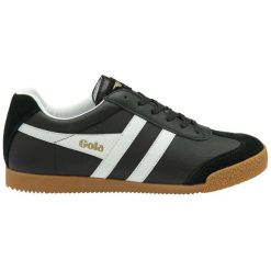 Sneakersy Gola Harrier. Białe buty sportowe casual Gola, bez wzorów, z gumy, bez zapięcia. Za 329.00 zł.