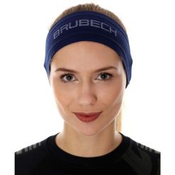 Opaska termoaktywna unisex Brubeck 3D PRO. Niebieskie bielizna termoaktywna Brubeck, bez wzorów, z elastanu, bez ramiączek, do biegania. Za 44.99 zł.