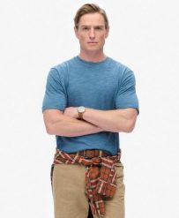 Koszulka z organicznej bawełny Od Slub Marl. Niebieskie piżamy Superdry, xl, bez wzorów, z bawełny, bez ramiączek. Za 165.00 zł.