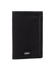 Vans Duży Portfel Męski Mn Slipped VN000C32BLK1 Czarny. Czarne portfele Vans, bez wzorów, z materiału. Za 69.99 zł.