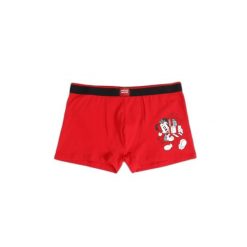 Bokserki z elastanu bawełnianego Disney Vacances Bateau Métal Cadeau. Czerwone bokserki Disney, l, bez wzorów, z bawełny. Za 123.50 zł.