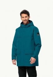 JACK WOLFSKIN Kurtka zimowa męska Winterlager Parka M teal r.L. Niebieskie kurtki Jack Wolfskin, na zimę, l, bez wzorów, z materiału, bez kaptura. Za 679.25 zł.