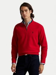 Polo Ralph Lauren Bluza 710812963039 Czerwony Regular Fit. Czerwone bluzy Polo Ralph Lauren, m, bez wzorów, z bawełny, bez kaptura. Za 819.99 zł.