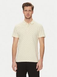 Blend Polo 20718261 Beżowy Regular Fit. Brązowe koszulki polo Blend, l, bez wzorów, z bawełny, bez kołnierzyka, bez ramiączek. Za 79.99 zł.