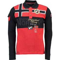 Koszulka polo "Karadock" w kolorze czerwono-czarnym. Koszulki polo marki Geographical Norway Men. W wyprzedaży za 108.95 zł.