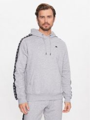 Kappa Bluza 312009 Szary Regular Fit. Szare bluzy Kappa, m, bez wzorów, z bawełny, bez kaptura. Za 149.99 zł.