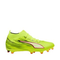 Buty piłkarskie Puma Ultra 6 Match+ FG/AG 01. Żółte buty treningowe Puma, bez wzorów, do piłki nożnej. Za 504.93 zł.