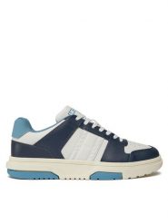 Tommy Jeans Sneakersy Tjm Leather Cupsole 2.0 EM0EM01283 Granatowy. Niebieskie buty sportowe casual Tommy Jeans, bez wzorów, z jeansu, bez zapięcia. Za 379.99 zł.