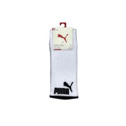 Puma Skarpety Colour Block Crew 2-Pack 93877701. Białe skarpety Puma, bez wzorów. Za 59.99 zł.