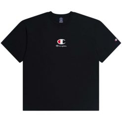 Koszulka sportowa męska Champion 219847KK001. Czarne t-shirty sportowe Champion, bez wzorów, z bawełny, bez ramiączek. Za 168.00 zł.