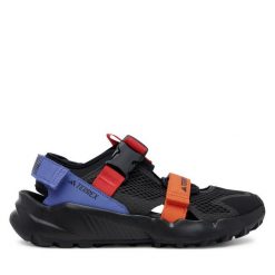 Sandały adidas. Czarne sandały Adidas, bez zapięcia. Za 399.99 zł.