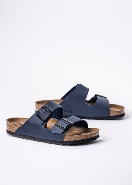 Birkenstock Arizona BF Klapki Unisex. Niebieskie klapki Birkenstock, z materiału. Za 349.99 zł.