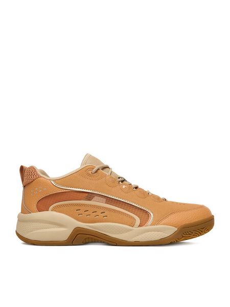 SHAQ Sneakersy EO-GOLIATH AQ95071M-TZ Beżowy. Brązowe buty sportowe casual Shaq, bez wzorów, z materiału, bez zapięcia. Za 379.99 zł.