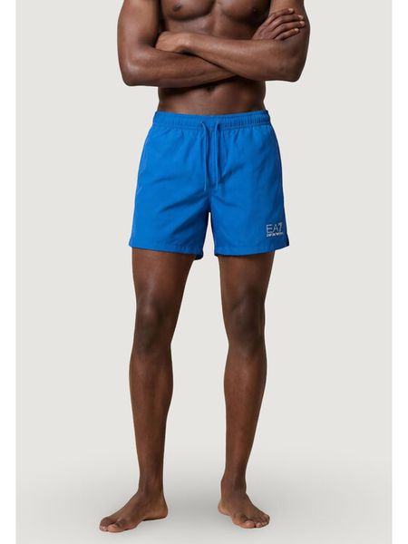 EA7 Emporio Armani Szorty kąpielowe 7M001677 AF13019 MB015 Niebieski Regular Fit. Niebieskie kąpielówki EA7 Emporio Armani, m, bez wzorów, z syntetyku. Za 279.99 zł.