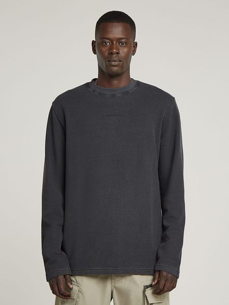 G-Star Sweter w kolorze antracytowym rozmiar: XL. Czarne swetry nierozpinane G-Star, xl, bez wzorów, z bawełny, bez kołnierzyka, bez ramiączek. Za 158.95 zł.