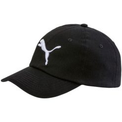 Czapka z daszkiem Puma ESS Cap jr. Czarne czapki z daszkiem Puma, bez wzorów. Za 44.99 zł.