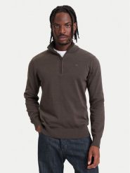 G-Star Sweter Refined D30783-E813 Khaki Regular Fit. Brązowe swetry rozpinane G-Star, m, bez wzorów, z syntetyku, bez kołnierzyka, bez ramiączek. Za 389.99 zł.