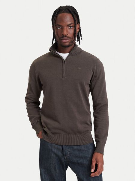 G-Star Sweter Refined D30783-E813 Khaki Regular Fit. Brązowe swetry rozpinane G-Star, m, bez wzorów, z syntetyku, bez kołnierzyka, bez ramiączek. Za 389.99 zł.