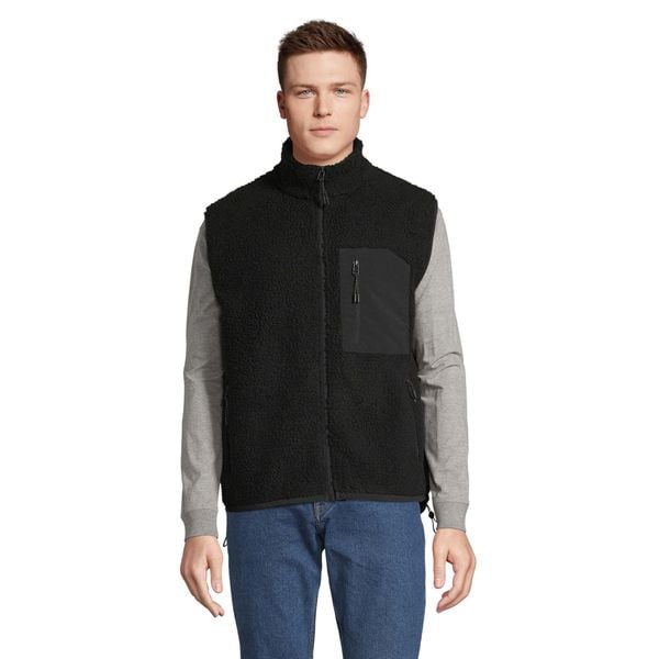 Kurtka bez rękawów Sol's Fury Bw. Czarne kurtki SOL'S, s, bez wzorów, z nylonu, bez kaptura. Za 251.95 zł.