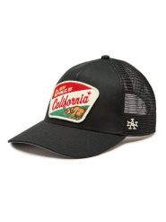 American Needle Czapka z daszkiem Valin - Cali SMU679A-CALI Czarny. Czarne czapki z daszkiem American Needle, bez wzorów, z bawełny. Za 99.99 zł.