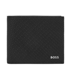 Portfel BOSS. Czarne portfele Boss, bez wzorów. Za 499.99 zł.