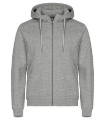 Clique Miami Hoody Full Zip – bluza z kapturem z mieszanki bawełny. Szare bluzy z kapturem CLIQUE, xl, bez wzorów, z bawełny, z kapturem. Za 195.51 zł.