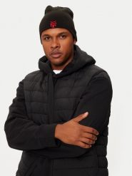 Quiksilver Czapka AQYHA05463 Czarny. Czarne czapki zimowe Quiksilver, bez wzorów, z materiału. Za 129.99 zł.