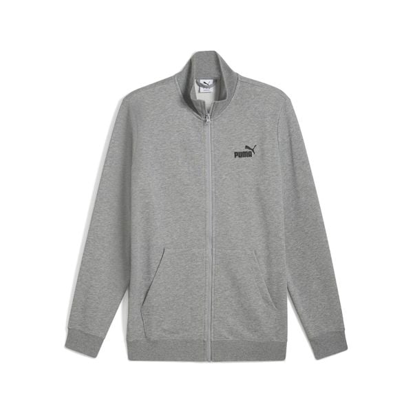 Bluza sportowa męska Puma Ess No.1 Logo Tr. Szare bluzy bez kaptura Puma, m, bez wzorów, z dzianiny, bez kaptura. Za 229.00 zł.