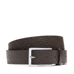 Pasek Męski Guess. Brązowe paski Guess, z aplikacjami. Za 149.99 zł.