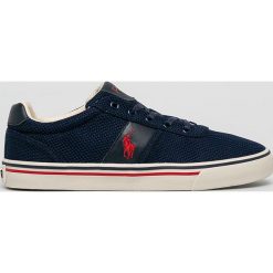Polo Ralph Lauren - Buty. Niebieskie buty sportowe casual Polo Ralph Lauren, bez wzorów, z gumy, z okrągłym noskiem, bez zapięcia. Za 339.90 zł.