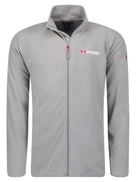 ANAPURNA Kurtka polarowa "Tonneau" w kolorze szarym rozmiar: L. Szare kurtki ANAPURNA, l, bez wzorów, z materiału, bez kaptura. Za 69.91 zł.